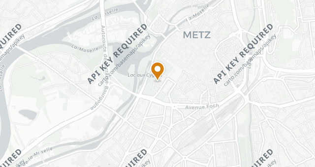 Map showing La Réserve