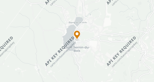 Map showing Le Restaurant du Château