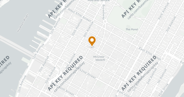 Map showing The Palm Midtown