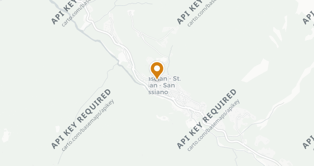 Map showing St. Hubertus