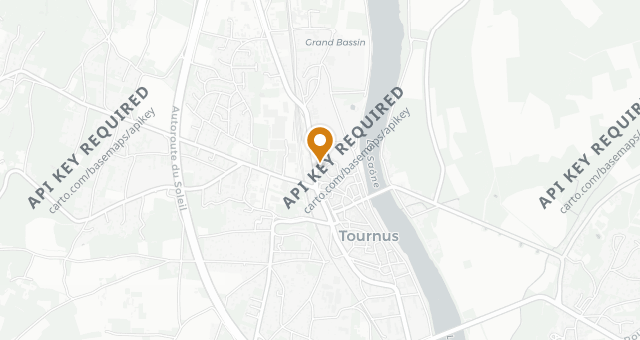 Map showing Le Bouchon Bourguignon