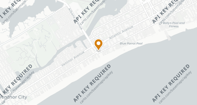 Map showing Knife and Fork Inn