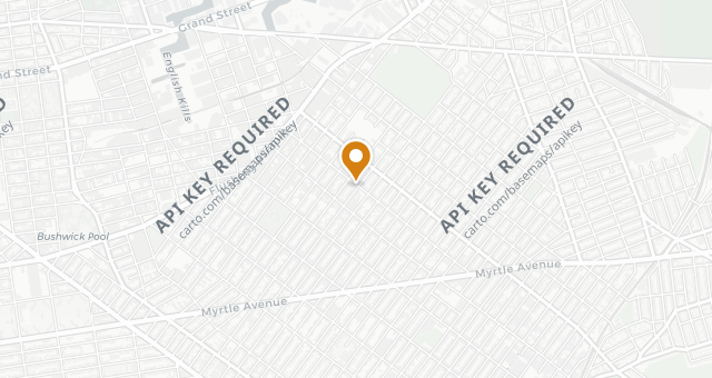 Map showing Gordo's Cantina