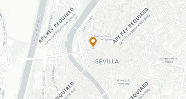 Map showing Yo, Cocina Contemporánea
