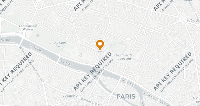 Map showing La Dame de Pic