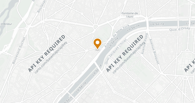Map showing L'Astrance