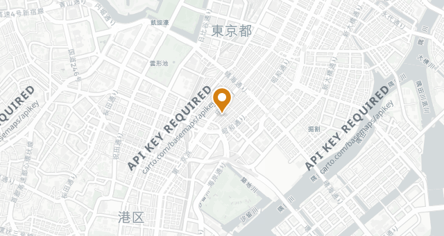 Map showing Sushi Kanesaka