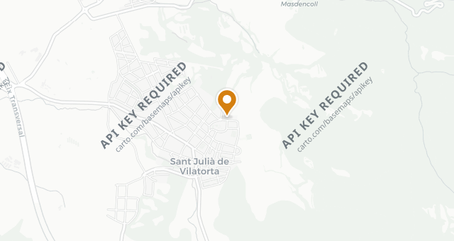 Map showing Mas Albereda