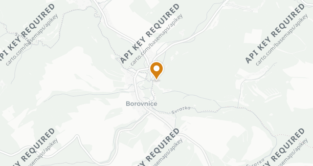 Map showing Na Čechách - restaurant a penzion