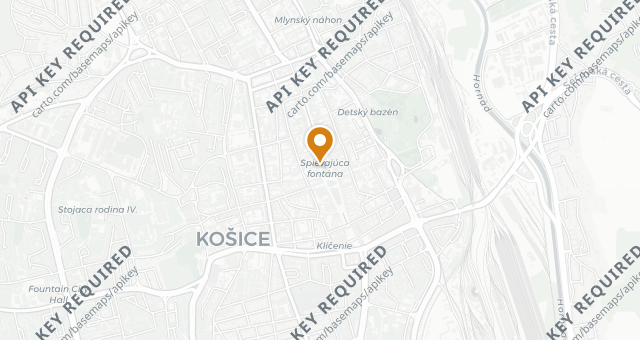 Map showing Márai Bistro – reštaurácia & bar