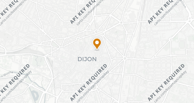 Map showing Chez Bruno
