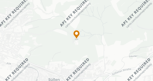 Map showing fine dining RS