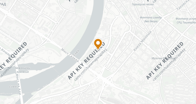 Map showing KOLO BISTROT BALKANIQUE