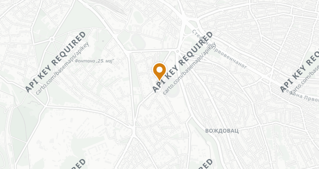 Map showing RESTORAN AVALICA