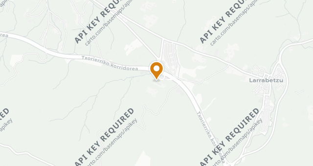 Map showing Azurmendi