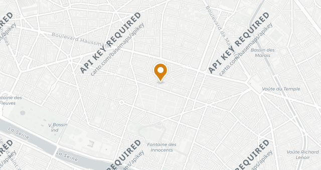 Map showing L'Altro Frenchie