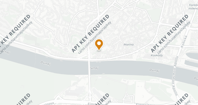 Map showing SKY bar & restaurant