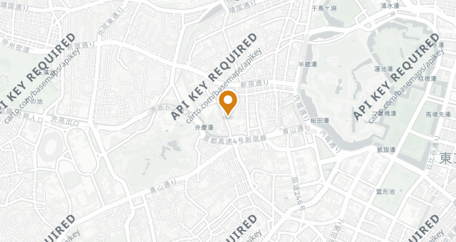 Map showing Kioicho Fukudaya