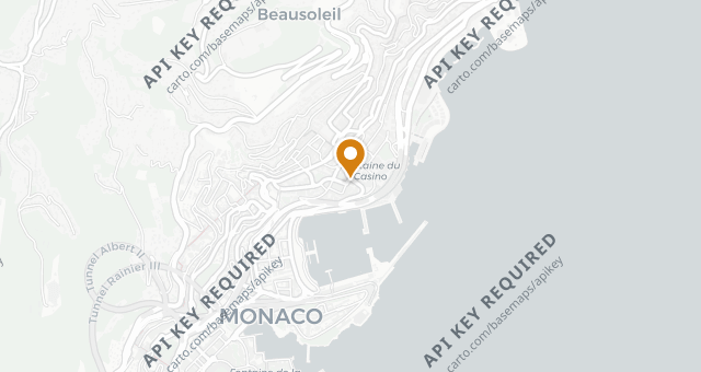 Map showing L'Abysse Monte-Carlo