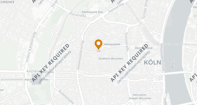 Map showing Ristorante La Vita