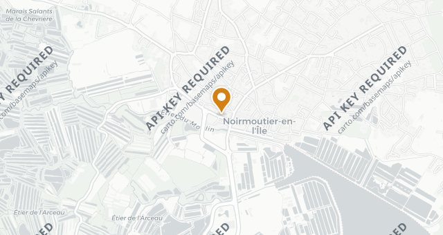 Map showing La Maison des Toqués