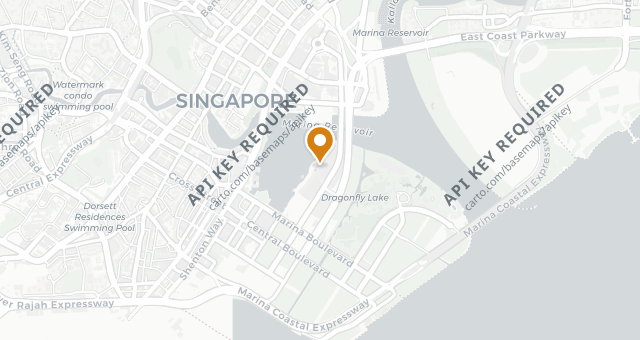 Map showing Spago Dining Room