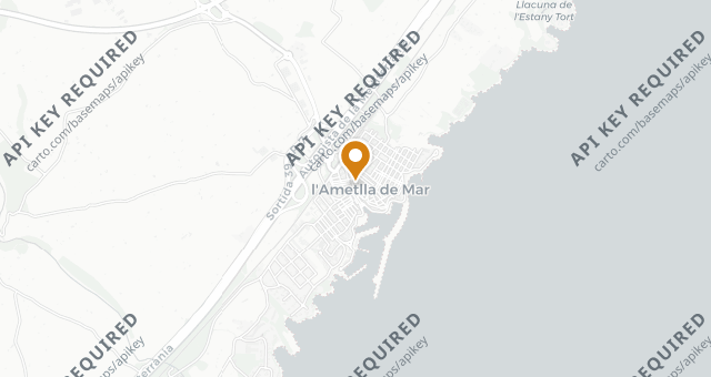 Map showing La Llotja