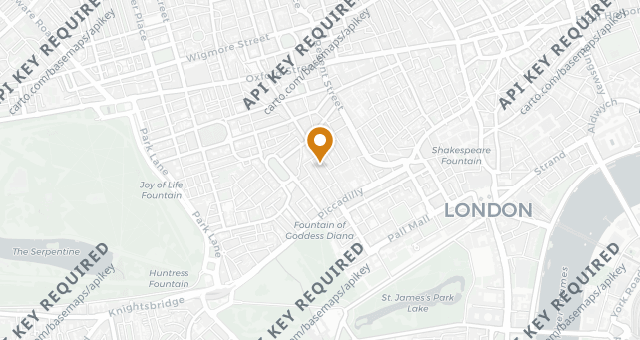 Map showing Bar des Prés - Mayfair