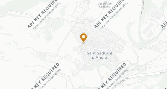 Map showing La Cava d'en Sergi