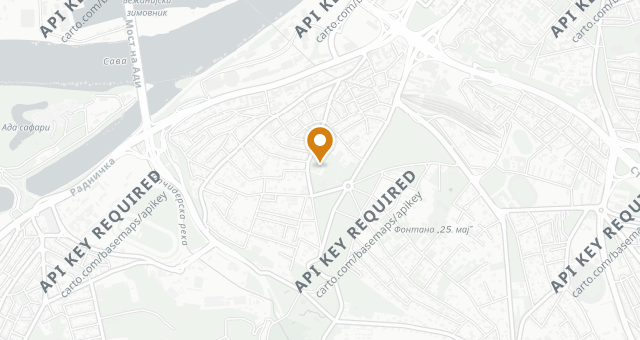 Map showing RESTORAN GRAFIČAR