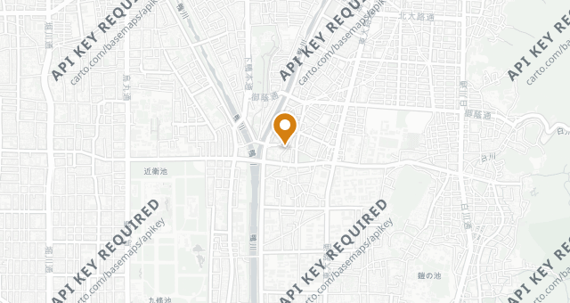Map showing Bistro Cerisier