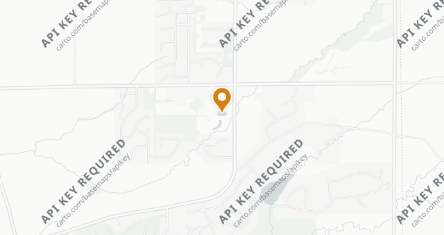 Map showing The Wine Bar at Hidden Creek