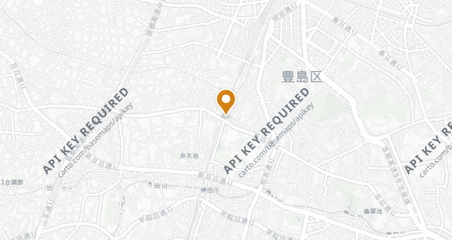 Map showing Mejiro Shunkotei
