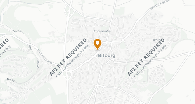 Map showing Zum Simonbräu