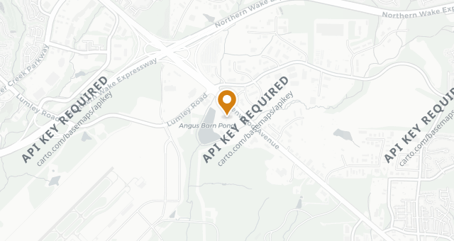 Map showing The Angus Barn