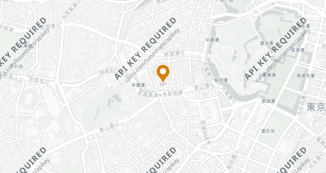 Map showing Akasaka Momo no ki