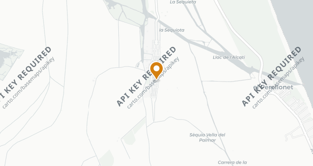Map showing Bon Aire