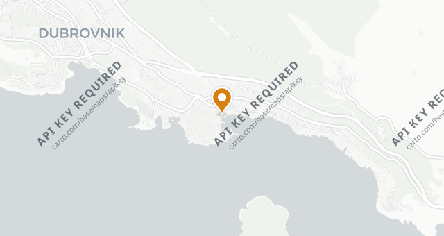 Map showing Restaurant 360 Dubrovnik