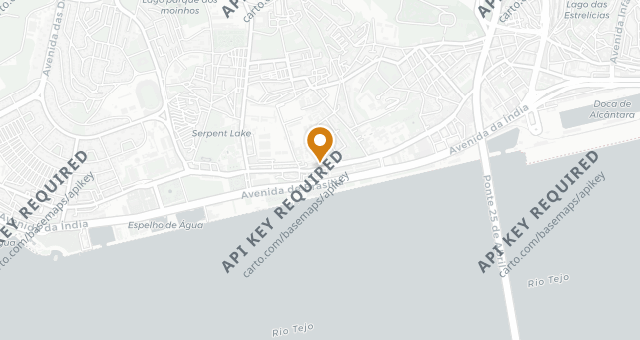 Map showing Canalha