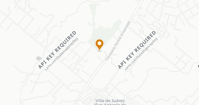 Map showing Conchas de Piedra