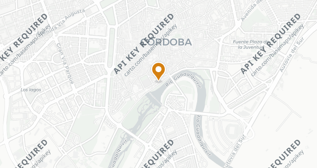 Map showing Regadera
