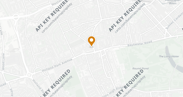 Map showing Portobello Ristorante Pizzeria