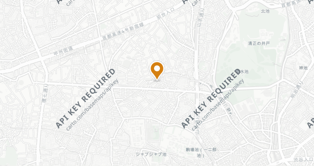 Map showing Hibino Chukashokudo