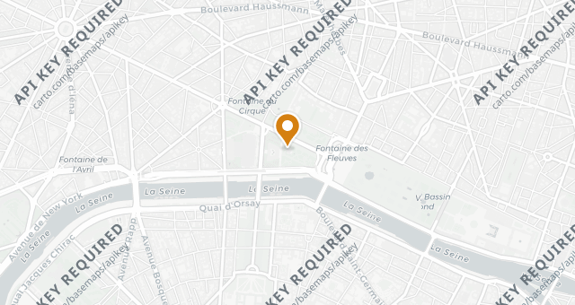 Map showing Pavyllon Paris