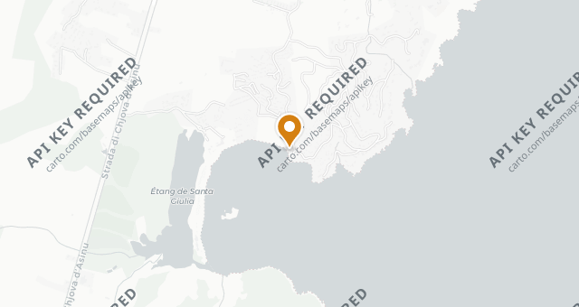 Map showing U Santa Marina