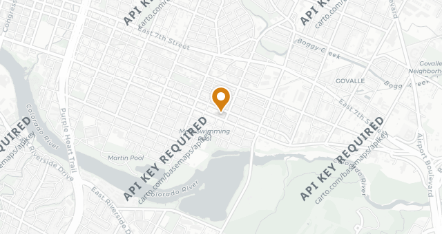 Map showing la Barbecue