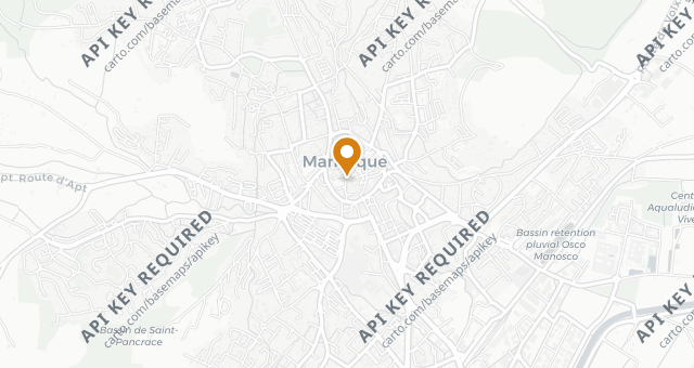 Map showing Chez Bastien