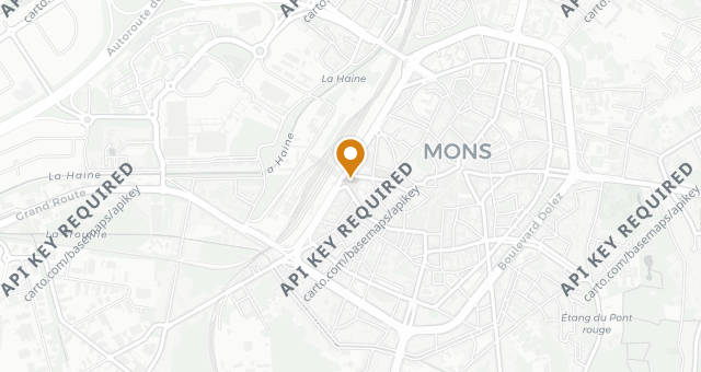 Map showing Hôtel Le Terminus