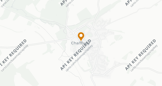 Map showing The Bull Charlbury