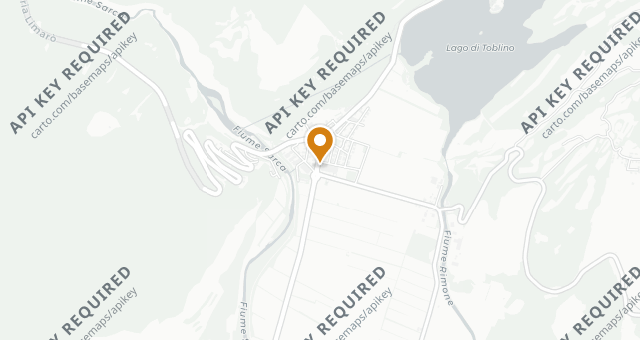 Map showing Hosteria Toblino